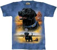 10-1355 - Black Lab and Puppy
